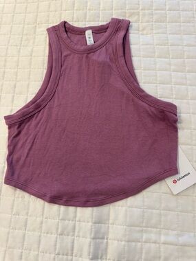 lululemon athletica Mauve Purple Ribbed Tank Top